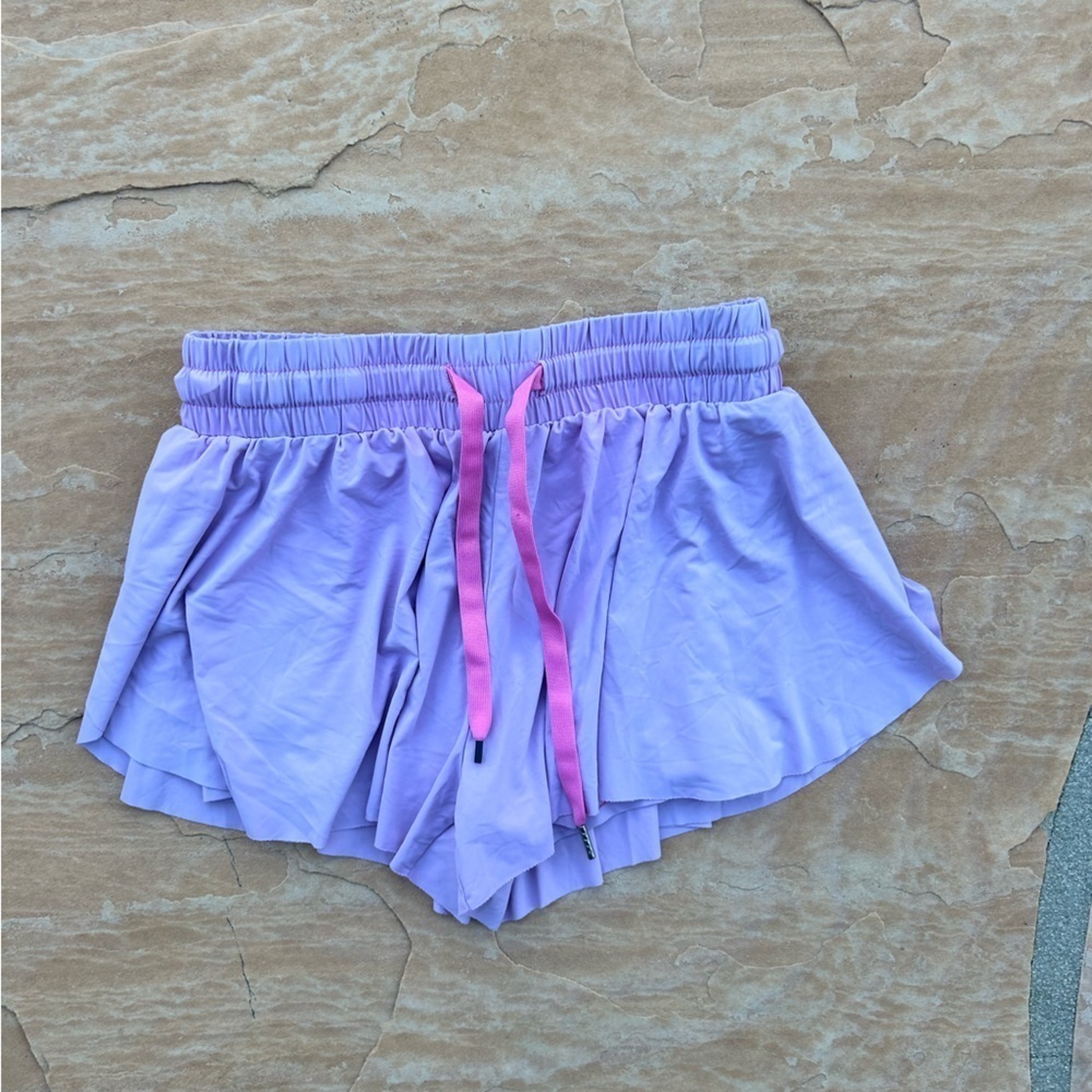 Liberty Pro Kids Purple Shorts with Pink Drawstring